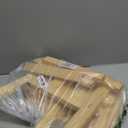 Adult & Child Wooden Two Step Stool ，Stepping Stool，Kids Step Stool Kitchen Step Stools for Bathroom– Perfect for Kitchen, Bathroom, Bedrooms & More (Wood Color)