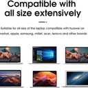 2 x Laptop Stand, Computer Tablet Stand Laptop Holder Riser Ergonomic Aluminum Adjustable 6 Angle Foldable Portable Desktop Holder Compatible with MacBook,iPad, HP, Dell, Lenovo 10-15.6-Gray