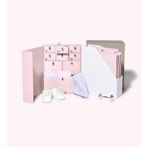 Baby Keepsake Box - Baby Memory Box - Baby Boy Girl Keepsake Box Tins Memory Box Pregnancy Baby Bubbs Storage Box Baby First Year Box Library Baby All-in-One Organizer