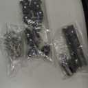 Curtain Track 7.5 Ft L, Black Metal Track w/accessories