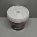 Epoxy Colored Sand Floor Paint, Epoxy Floor Paint High Gloss Marble Effect Coating for Indoor and Outdoor, Wear-resistant and non-slip Self-leveling Coating White 105OZ(3KG)