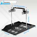 Battery Hold Down Kit Adjustable Battery Tray Universal Battery Box Battery Tie Down Holder with Stainless Steel Bracket Clamp for Boat, Car, Marine