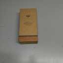 2 x DEYBBY Natural Beeswax Taper Candles,Honeycomb Hand Rolled Beeswax Candles, Dripless and Smokeless Candle, Set of 4 Flat Top(Christmas Advent)