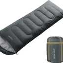 3-4 Season Sleeping Bag for Adults & Kids, Lightweight Warm Cold Weather Camping Bag with Waterproof Compression Sack Portable for Hiking, Backpacking, Traveling & Outdoor Adventures