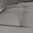 ClearSpace Clear Plastic Storage Bins XL 4 Pack Perfect for Kitchen,Fridge, Pantry Organization, Cabinet Organizers