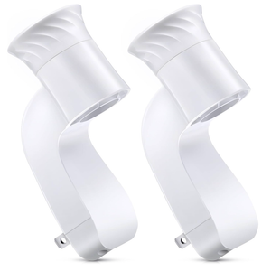 Hohean 2 Pack Wall Fragrance Plug in Compatible with Bath and Body Works WallFlower Refills, ETL Certified, Rotatable, Precise Scent Adjustable Fragrance Control Diffuser Plug for Home, Office (White)