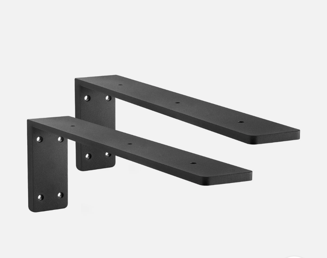 Countertop Support Brackets 2 Pack L Bracket Countertop Brackets 18" x 8" x 2.5" Heavy Duty 3/8" Thick Shelf Brackets Metal Corbels L Shape Bracket for Wood Shelf/Quartz/Granite/Concret Countertops Countertop Support Brackets 2 Pack L Bracket Countertop Brackets 18" x 8" x 2.5" Heavy Duty 3/8" Thick Shelf Brackets Metal Corbels L Shape Bracket for Wood Shelf/Quartz/Granite/Concret Countertops