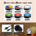 3D Moon Crystal Ball Night Light - Moon Lamp with 16 Colors, Christmas Gift for Adults & Kids | Moon Ball, Galaxy Decor, Bedroom Lamp for Birthdays & Holidays