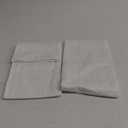 FAUNNA 600TC 100% Cotton Pillow Protectors, Standard Size (20x26), 4 Pack, Oeko-TEX Certified, Hotel Grade Pillow Cover with Silent Zipper, Zip Up Pillow Cases, White
