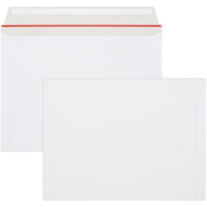 50 Pack Rigid Mailers 9.5x12.5 inch, Self Seal Photo Document Mailers Stay Flat White Cardboard Shipping Envelopes Photography Mailers for Document, Photos, Papers, Files, CD