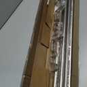 Satin Nickel Double Curtain Rods, Heavy Duty Decorative Drapery Rod 60-107 Inches, Telescoping Drapery Rod with Twisted Cage Finials