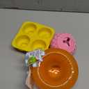 Outward Hound by Planet Dog Snoop Dog Toy  TreatDispenser Puzzle Ball, Interactive Slow Feeder, Medium to Large Dogs, Bouncy & Mint-Infused, Orange, 5"