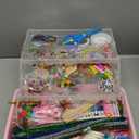 Itopstar 3000 Kids Arts and Crafts Supplies for Kids Crafting Supply in 3 Layered Plastic Art Box All in One Ages 8 9 10 11 & 12 Year Old Girls & Boys Crafting Supply Set