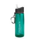 LifeStraw Go Water Filter Bottle with 2-Stage Integrated Filter Straw for Hiking, Backpacking, and Travel, Teal, 22