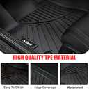 Floor Mats & Trunk Mats with Backrest Mats for 2022-2025 Kia Carnival MPV 5 Seats (Not for Hybrid Fits LX w/seat Package, EX and SX) All Weather Protection TPE Car Floor Liners Full Set