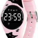 Kids Watches for Girls Boys Digital Sport Watch with Step Counter Pedometer Vibration Alarm Clock, No App Waterproof Fitness Tracker Kids Watch Boys Girls Teens Students Ages 5-16