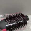 Hair Dryer Brush Blow Dryer Brush in One, Upgraded 4 in 1 Hair Dryer and Styler Volumizer with Negative Ion Anti-frizz Ceramic Titanium Barrel Hot Air Hair Straightener Brush