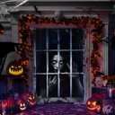 5 x 2Pcs Halloween Window Decorations,Scary Halloween Decorations Curtain Fabric Window Door Cover Horror Decor for Halloween Party Indoor and Outdoor (Zombie)