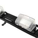 1 PCS Rear License Plate Lamp Bracket Frame + 2 PCS Full LED License Plate Lighting fit for Infiniti G35 G37 Replace# 96252-JL00A
