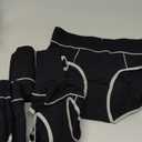 wirarpa Women's Cotton Underwear Stretch Mid Waisted Briefs Ladies Panties 5 Pack, XS