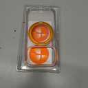 TORRAS 360 Magnetic Stand for iPhone 17 Pro Case, [Rotatable Sturdy Kickstand][Fit for MagSafe][4X Mil-Grade Shockproof] Slim Transparent Phone Cover, Camera Button, Clear Orange, Ostand O3 Fitness