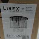 Livex Lighting 5 Light Black Flush Mount, 13.75 x 13.75 x 13.75