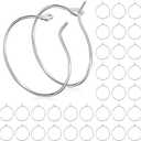 200pcs Earring Hoops for Jewelry Making Lightweight Ear Wire Hoops for Earrings for Women for Birthdays Valentine Day and Creative Accessories