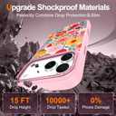 Magnetic for iPhone 17 Pro Case (2025), [Military Grade Drop Protection] [Compatible with MagSafe] Shockproof Slim Translucent Matte Anti-Slip Women Girls Men Phone Cover, Tender Pink