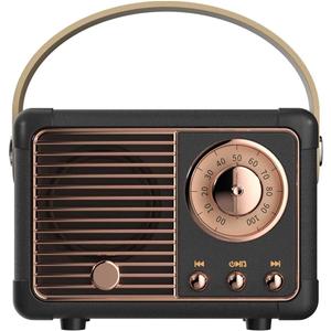 Retro Bluetooth Speaker, Portable Wireless Speaker with Crystal Clear Stereo Sound and Rich Bass,Retro Decor for Desk Bedroom Kitchen, Birthday Gifts for Women Men Teens 