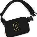 Birthday Gifts for 4 5 6 7 8 9 10 11 12 Year Old Girls,Gifts for Teens Kids Daughter Sister Her,Fanny Pack Belt Bag Crossbody Bags Cute Stuff for Girls Women Teen | Initial White S,Blue Bag