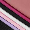 Chulianyouhuo Women's 3 Pack Scoop Neck Ribbed Knit Fitted Casual Tops Tee Summer Slim Basic Shirts, L