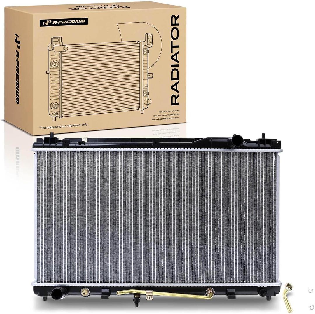 A-Premium Engine Coolant Radiator Assembly w/Transmission Oil Cooler Compatible with Lexus ES300 02-03 3.0L, ES330 04-06 3.3L & Toyota Camry 02-06 3.0L 04-06 3.3L, Solara 04-08 3.3L, Automatic Trans.