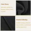 Classic Balaclava-Face-Mask for Kids - Boys Girls Lightweight Windproof UV Protector Neck Gaiter Skiing Cycling Scarf (Black)