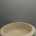 ARBORA 21" Santorini Bowl Polyresin Indoor and Outdoor Planter with Classic Cream Finish - Durable, Weatherproof, Lightweight, Large Plant Pot for Patio, Garden, Deck, Entryway