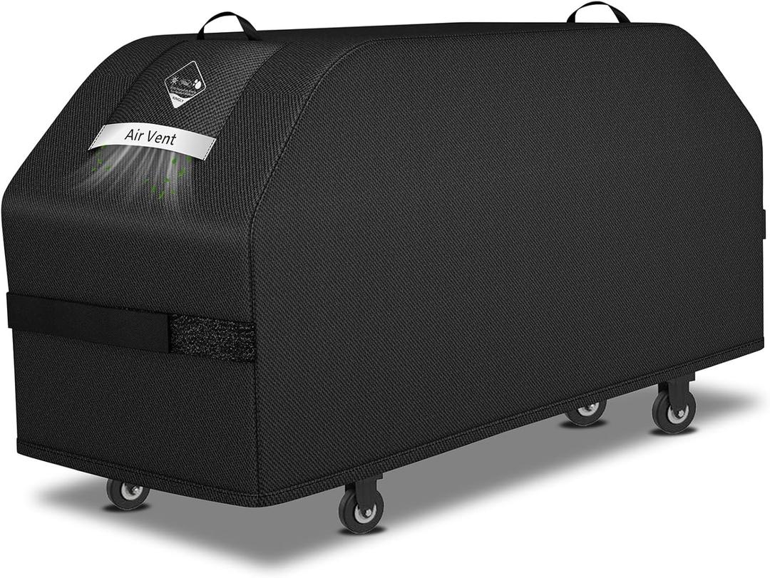 Griddle Cover for Blackstone 36" Griddle,Rip-Proof Upgraded Material Flat Top Grill Cover,Waterproof UV and Fade Resistant Grill Cover with Straps for Camp Chef and More 4-Burner Griddle