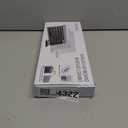 Wireless Keyboard and Mouse Ultra Slim Combo, TopMate 2.4G Silent Compact USB 2400DPI Mouse and Scissor Switch Keyboard Set with Cover, Batteries Included, for PC/Laptop/Windows/Mac - Gray Black