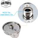 AMI PARTS DG64-00473A Gas Stove Knobs Compatible with Samsung Stove Knobs Replacement NX58F5700WS NX58K7850SS NX58H5600SS NX58J7750SS NX58H5650WS Range Burner Dial Knob(5pcs)