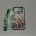 for iPhone 17 Pro Max Case Cute - Wireless Charging Compatible - Dual-Layer Hard Shell + Silicone Cover - Aesthetic Protective Phone Case for Women - Marble Pressed Flowers