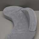 Momcozy Innovative Safety Guard Nursing Pillow - Firm & Springy Memory Foam - Stable, Ergonomic Support & Comfort - Wider Breastfeeding Cushion, Adjustable, Removable Cover, Baby Safety Certified (CozyLite, Cozylite -Grey)