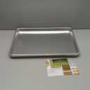 Nordic Ware Naturals Half Sheet - USA Made Aluminum Commercial Quality Sheet Pan for Baking or Roasting, Encapsulated Galvanized Steel Rim Prevents Warping, 2-Pack