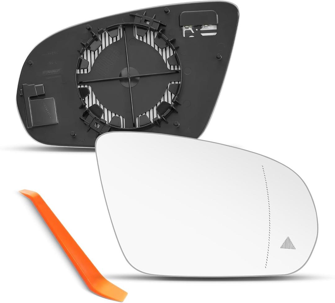 Passenger Side BSD Mirror Compatible with 2019 2020 Mercedes Benz A220 W177 W178, 2020 CLA250 C117 C118, Mercedes Benz A Class CLA, Right Side Mirrors with Heated, Blind Spot
