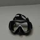 Adult Pano 3 Scuba Diving Mask, Tempered Glass Snorkel Mask Anti-Fog Swim Mask No Leakage Swim Goggles with Nose Cover Snorkeling Gear for Snorkeling, Freediving, Swimming (Black Set)