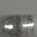 Shelf Support Pegs Kit, 94 Pcs 4 Styles Shelf Pegs, 5mm Nickel Plated Cabinet Shelf Bracket Pegs, Shelf Pins Holders for Bookcase Kitchen Closet Shelf Shelves Furniture Cabinet