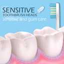 Replacement Brush Heads Sensitive Compatible with Philips Sonicare Toothbrush 1100 6500, Soft Toothbrush Heads for Sensitive Teeth Care, Standard, White - 12 Pack with Toothbrush Cover