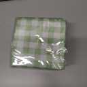 Green Gingham Napkins Disposable Cocktail: 120PCS Checkered Square Paper 9.8x9.8 Inch For Table Decorations & Dinner Party
