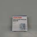 MMIZOO Wrist Blood Pressure Monitor Large LCD Display BP Machine Adjustable Cuff 5.31-7.68 inch Automatic 99x2 Sets Memory with Carrying Case for Home Use (W1681) (White)