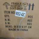 42 Inch Fandelier Ceiling Fan with Light, Chandelier Fan for Bedroom Living Room, Retractable Ceiling Fan with Lights, 6 Wind Speeds, LED Dimmable, Memory and Timing Function-Chrome