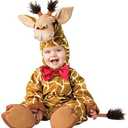 Halloween 3-24M Animal Giraffe Baby Toddler Funny Costume Cosplay Romper (13-18 Months)