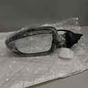 Left Driver Side Mirror Compatible with Honda Accord 2018 2019 2020 2021 Mirrors with Power,Non-Heated,Sport 1.5T, Repalce 76258-TVA-A02 HO1320328, Grey