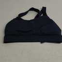 TYR Women's Crossback Performance Sports Bra (Large, Dark Blue)